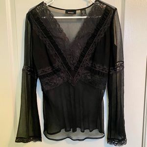 Express sheer blouse